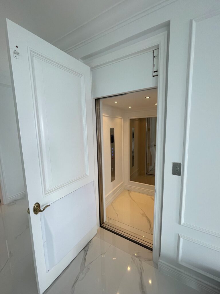 home elevator installed